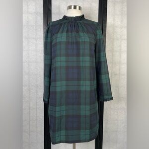 Plaid Green and Blue Women's Dress. 6P